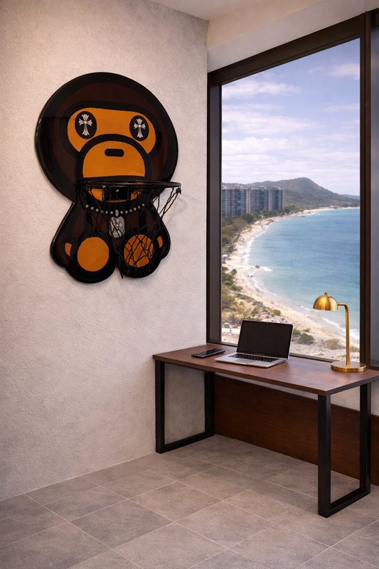 Monkey Wall Art Mini Hoop