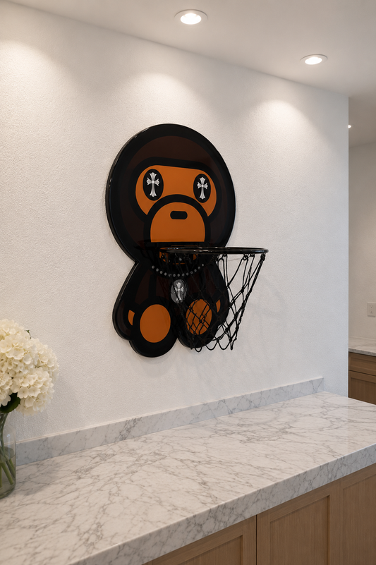 Monkey Wall Art Mini Hoop