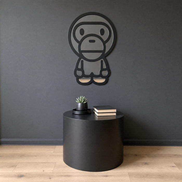 Monkey Mirror - straight-on view