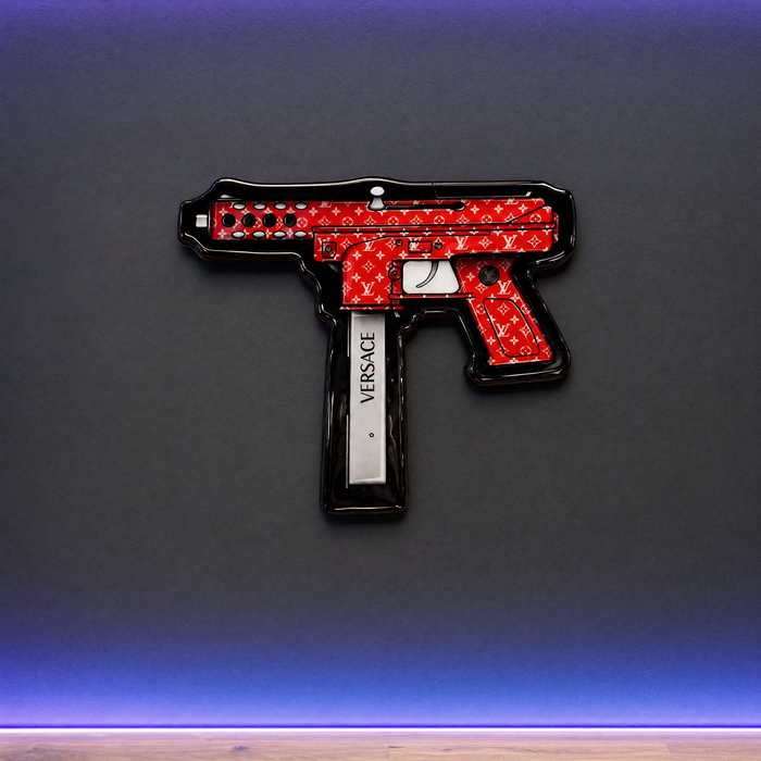 Sup LV Uzi - blank wall LED, straight-on