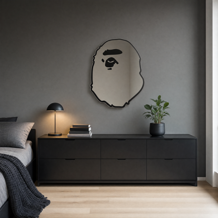 Ape Mirror - bedroom scene