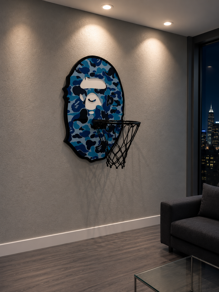 Ape Head Wall Art Mini Hoop