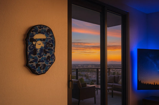 Camo Ape Head Wall Art