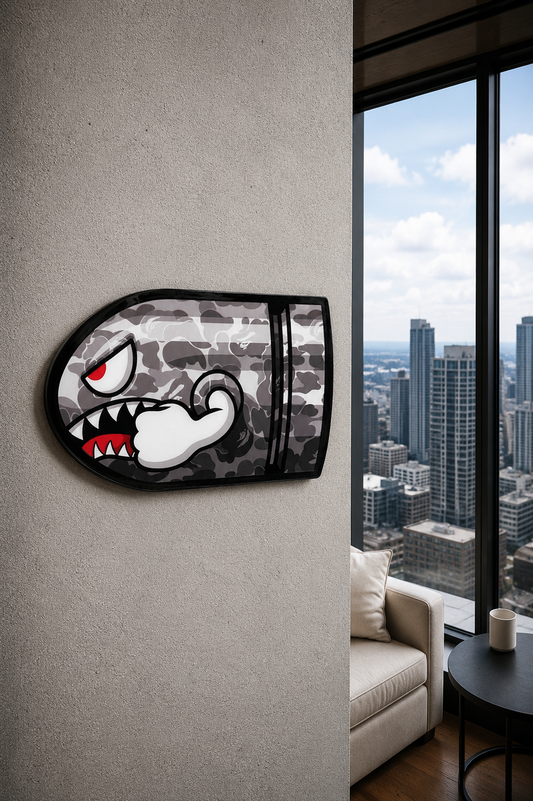Camo Rocket Wall Art