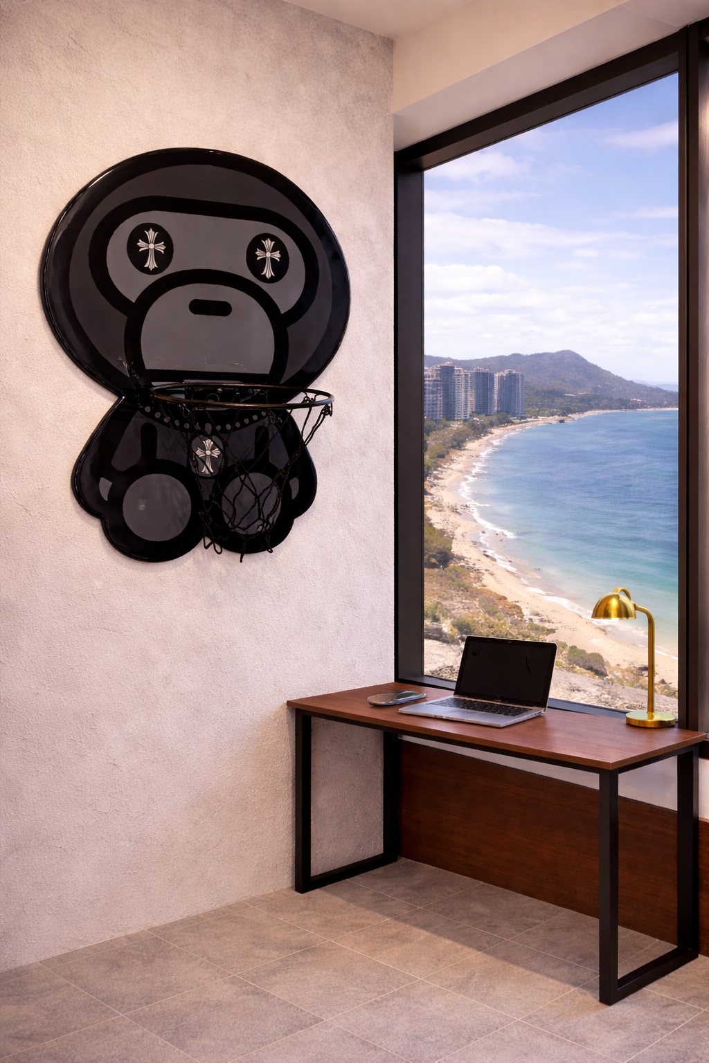 Monkey Wall Art Mini Hoop