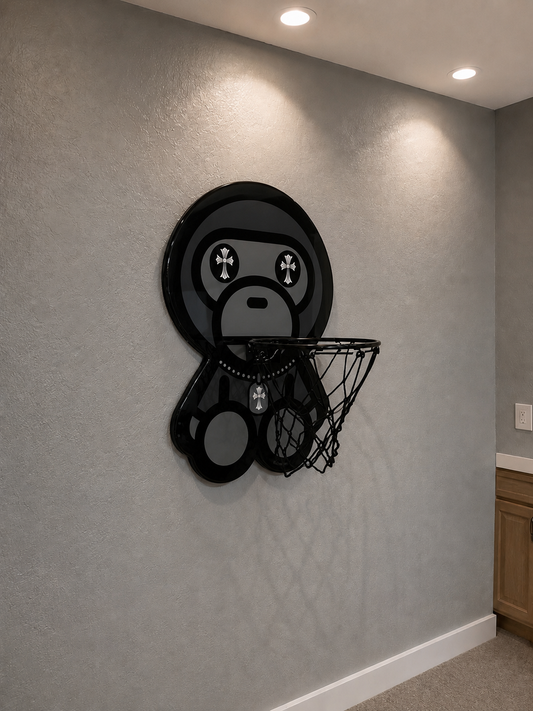 Monkey Wall Art Mini Hoop