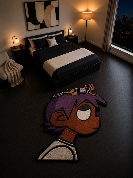 Cartoon Face Rug
