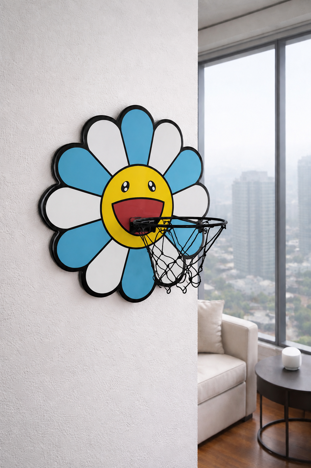 Flower Wall Art Mini Hoop