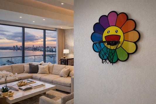 Flower Wall Art Mini Hoop