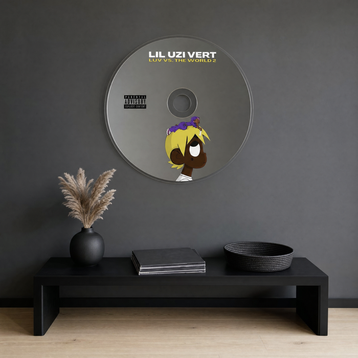 Uzi CD Mirror - straight-on view
