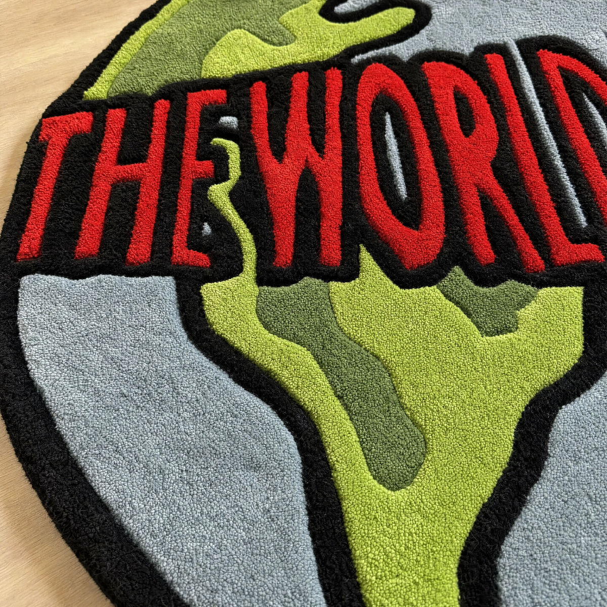 World Is Yours Rug 1 - close-up texture detail