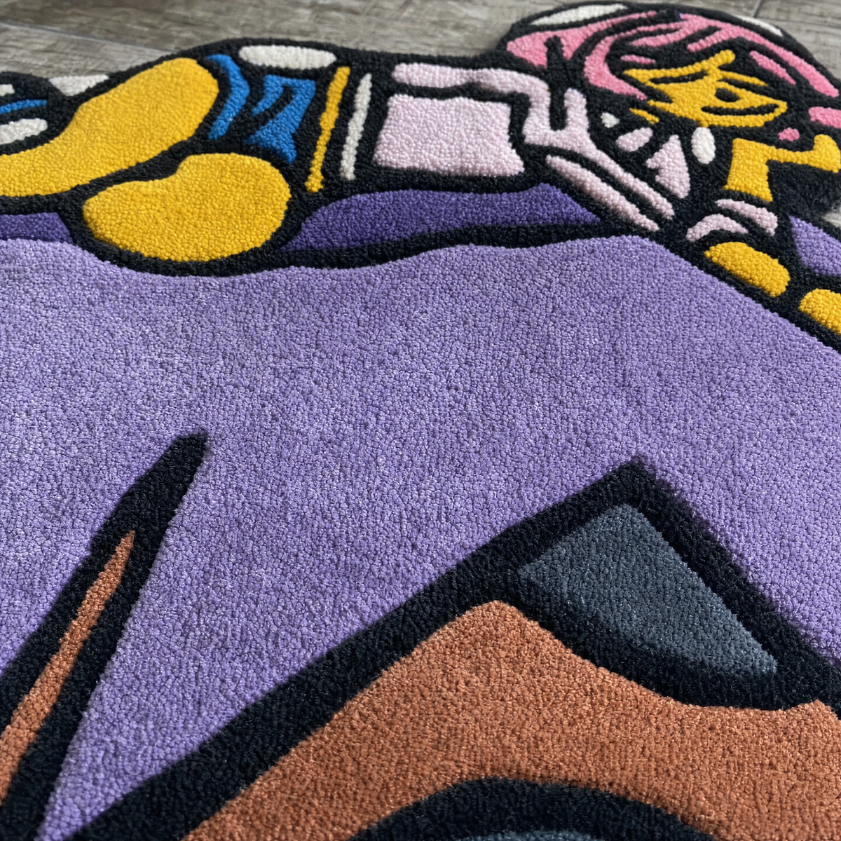 Uzi Rug - close-up texture detail