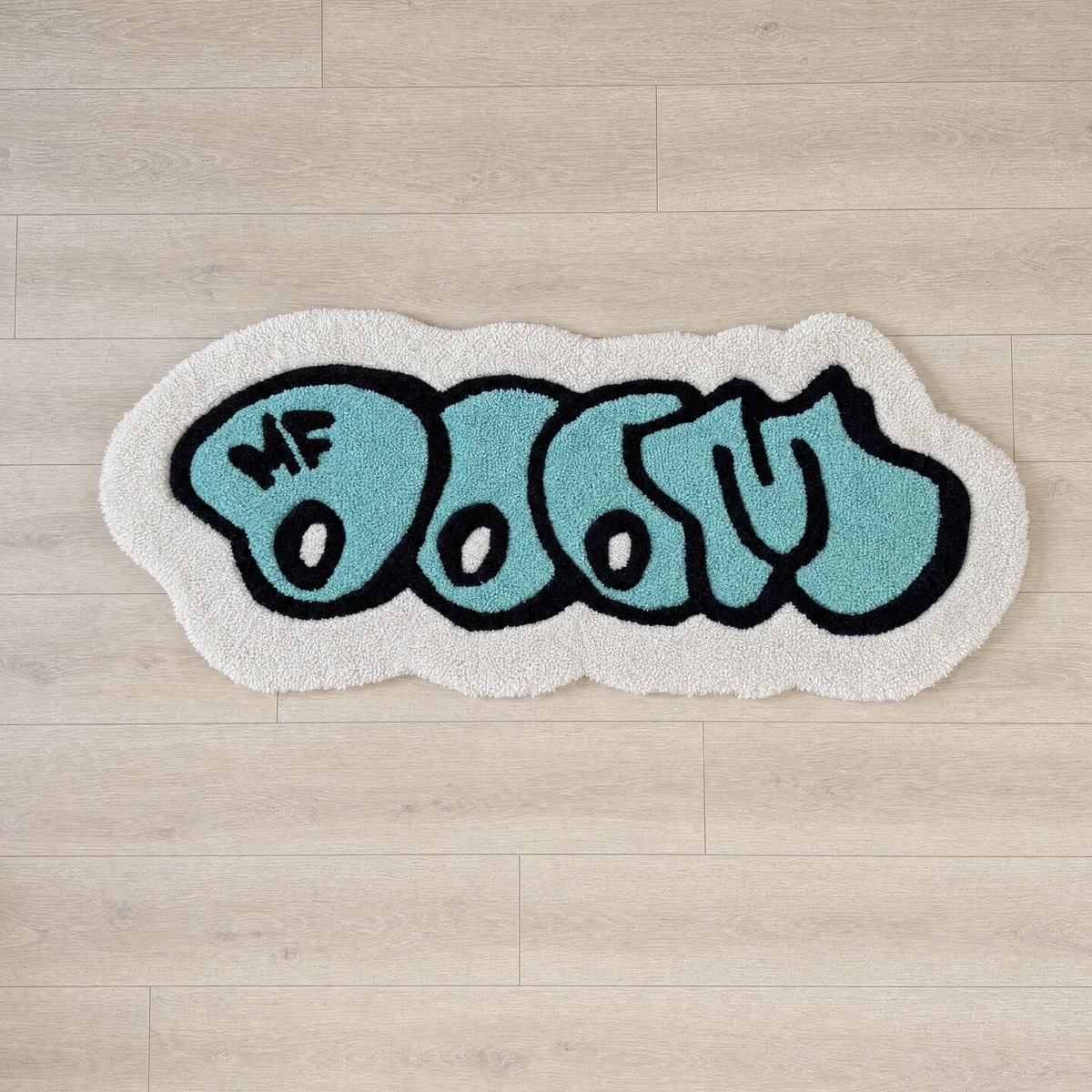 Doom Rug 1 - top-down overhead view