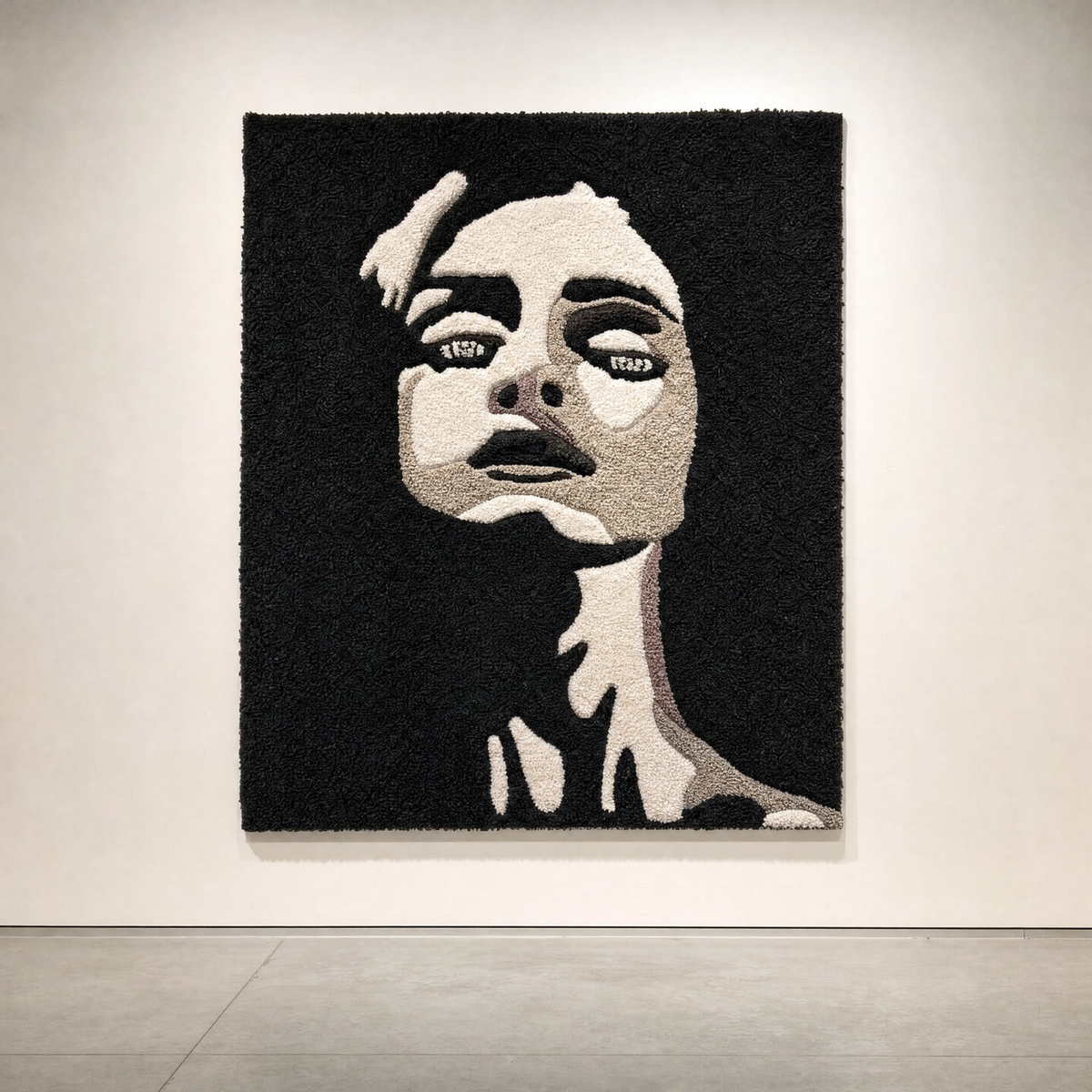 Shadows Rug - museum wall display
