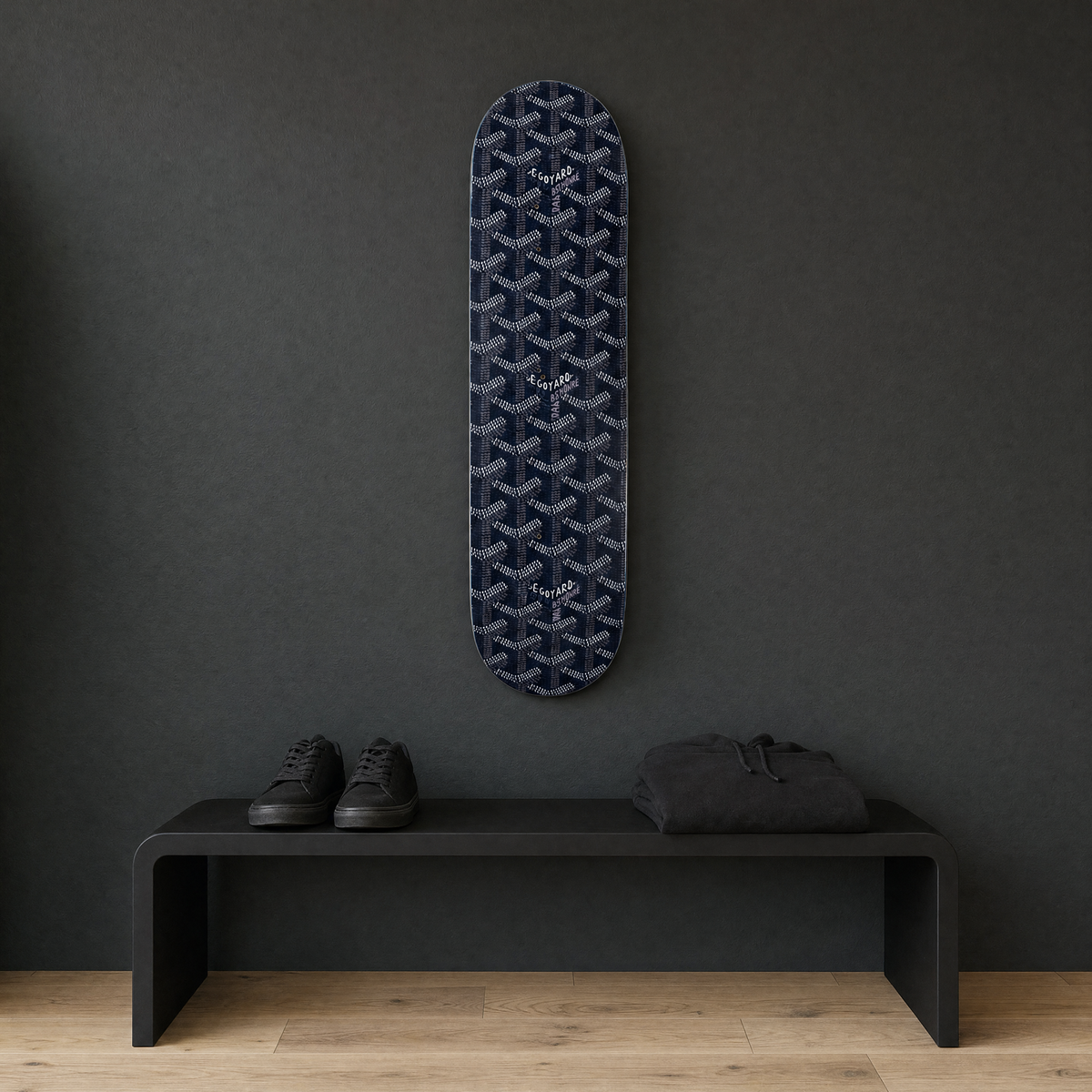Monogram Skateboard - bench scene