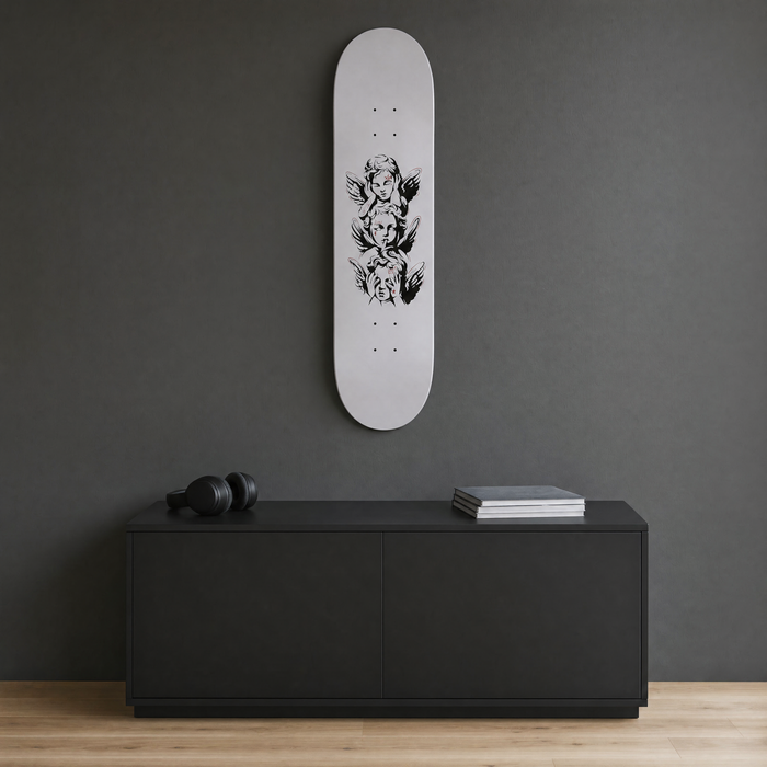 Angels Skateboard - sideboard scene