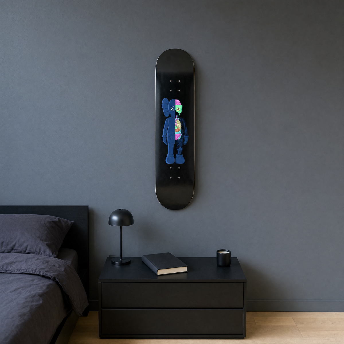 Anatomy Skateboard - bedroom scene