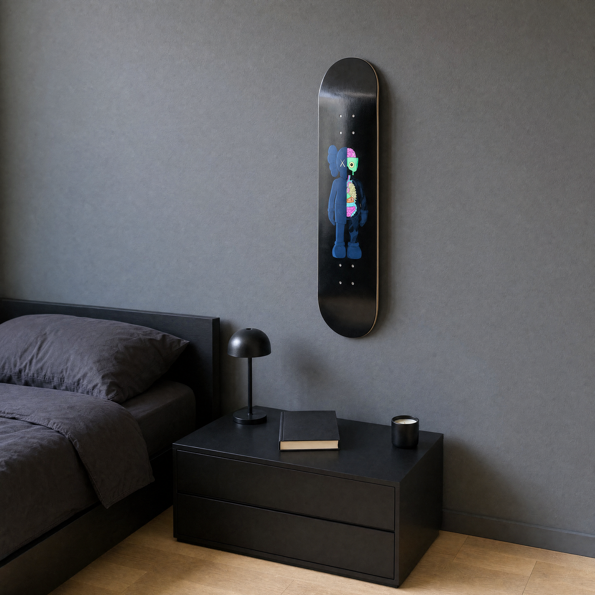 Anatomy Skateboard - three-quarter angle