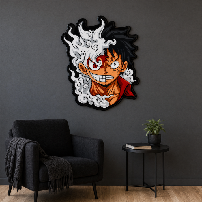 Luffy Wall Art - reading corner scene