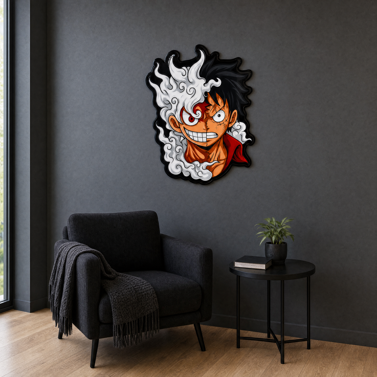 Luffy Wall Art - wider room view