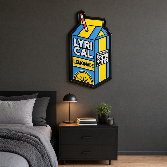 Lemonade Wall Art - aesthetic bedroom scene