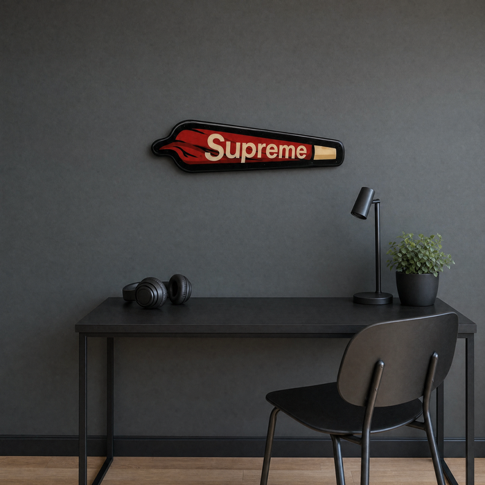 Joint Wall Art - bedroom desk scene